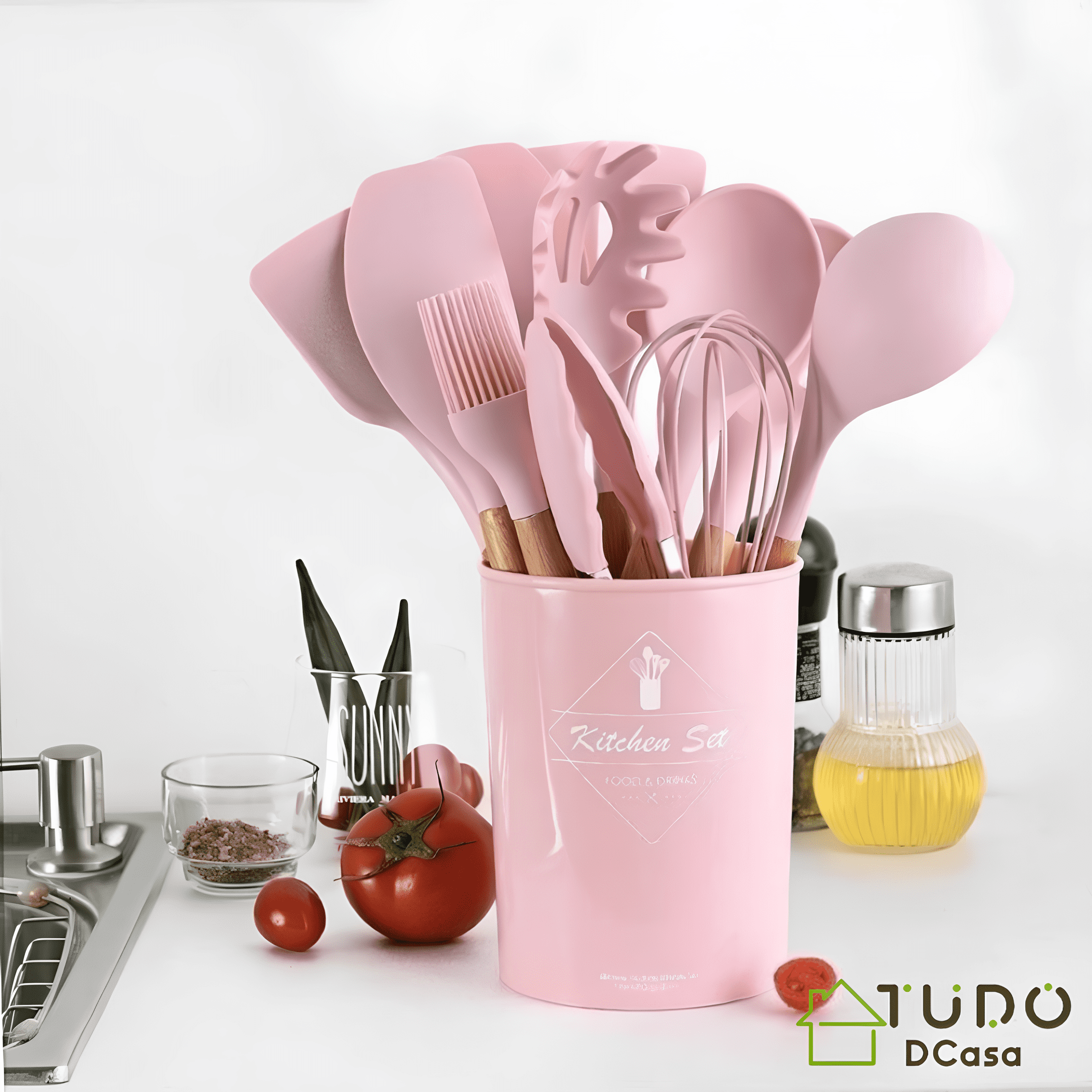 Kit c/12 Peças Utensílios De Cozinha