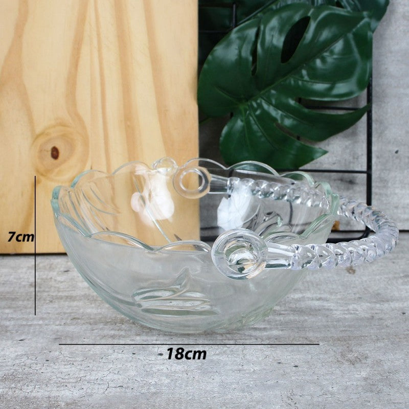 Bomboniere De Vidro Flores Com Alça texturizada 720ml