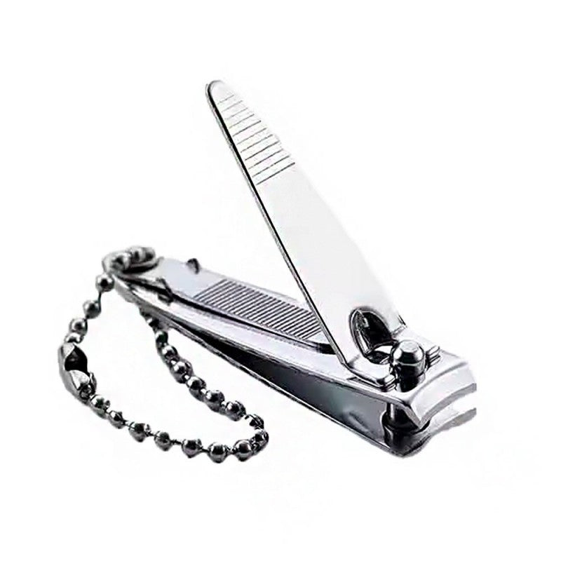 Kit Cortador De Unha 5,5cm Com Chaveiro 6 Unidades Aço Inox