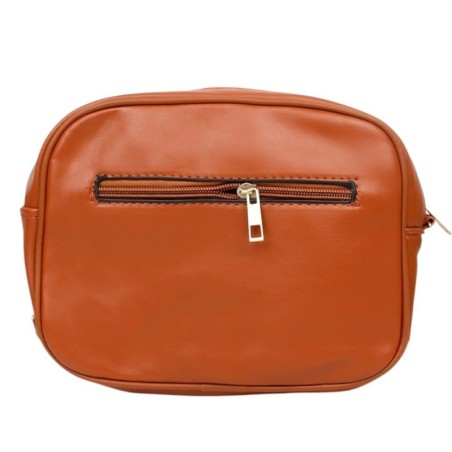 Bolsa Feminina Transversal Pequena Texturizada 2 Compartimentos