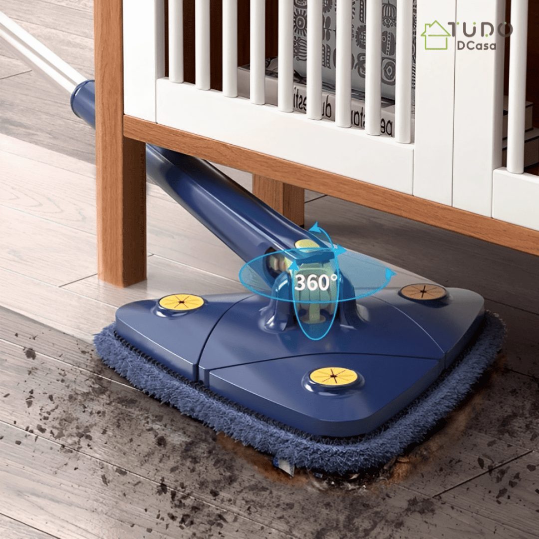 Mop Triangular Premium 360º ( + 2 Refil de Brinde)