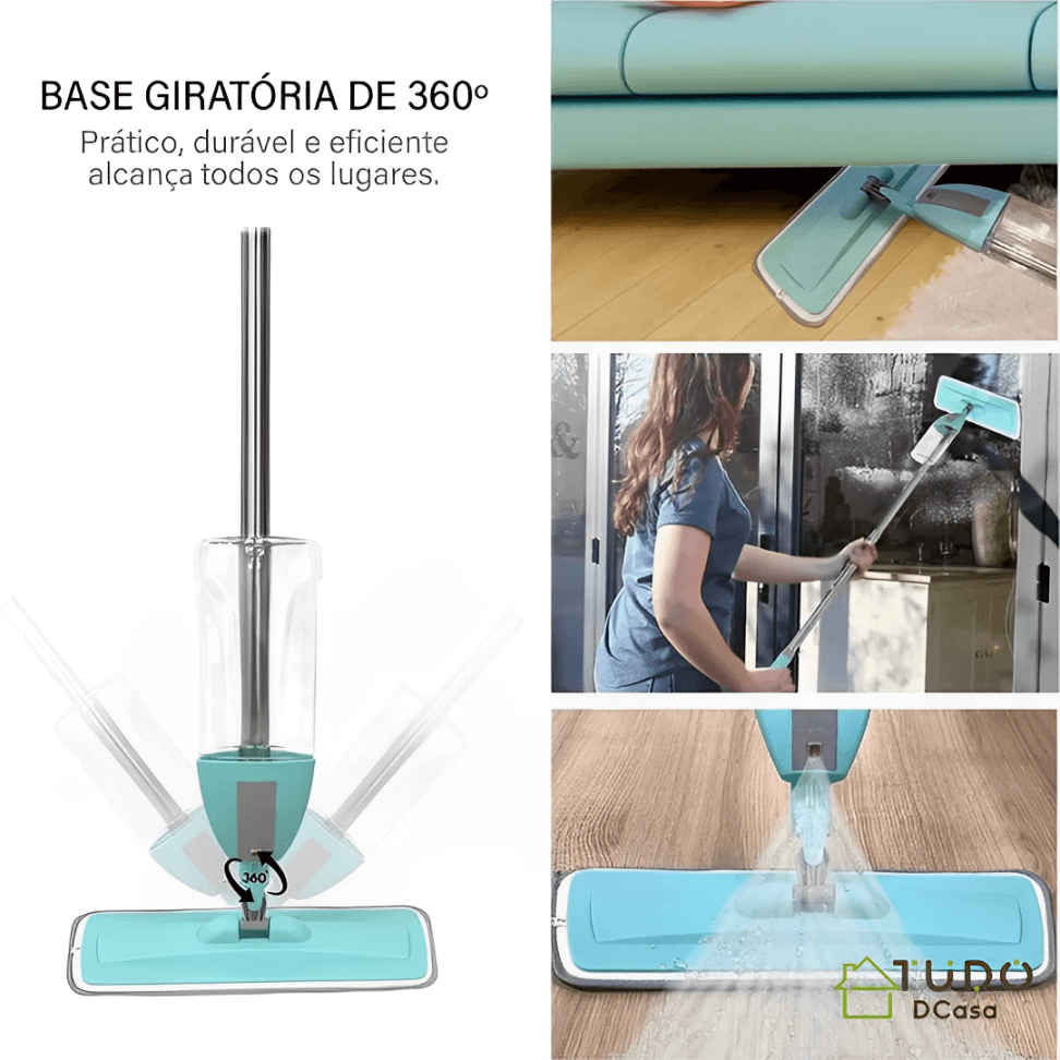 MOP Spray Rodo Esfregão com Reservatório