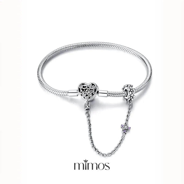 Pulseira Coração Irmã