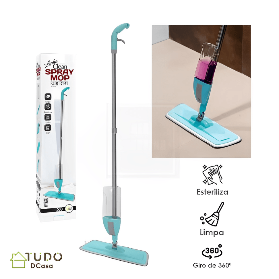 MOP Spray Rodo Esfregão com Reservatório