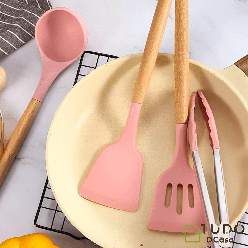 Kit c/12 Peças Utensílios De Cozinha