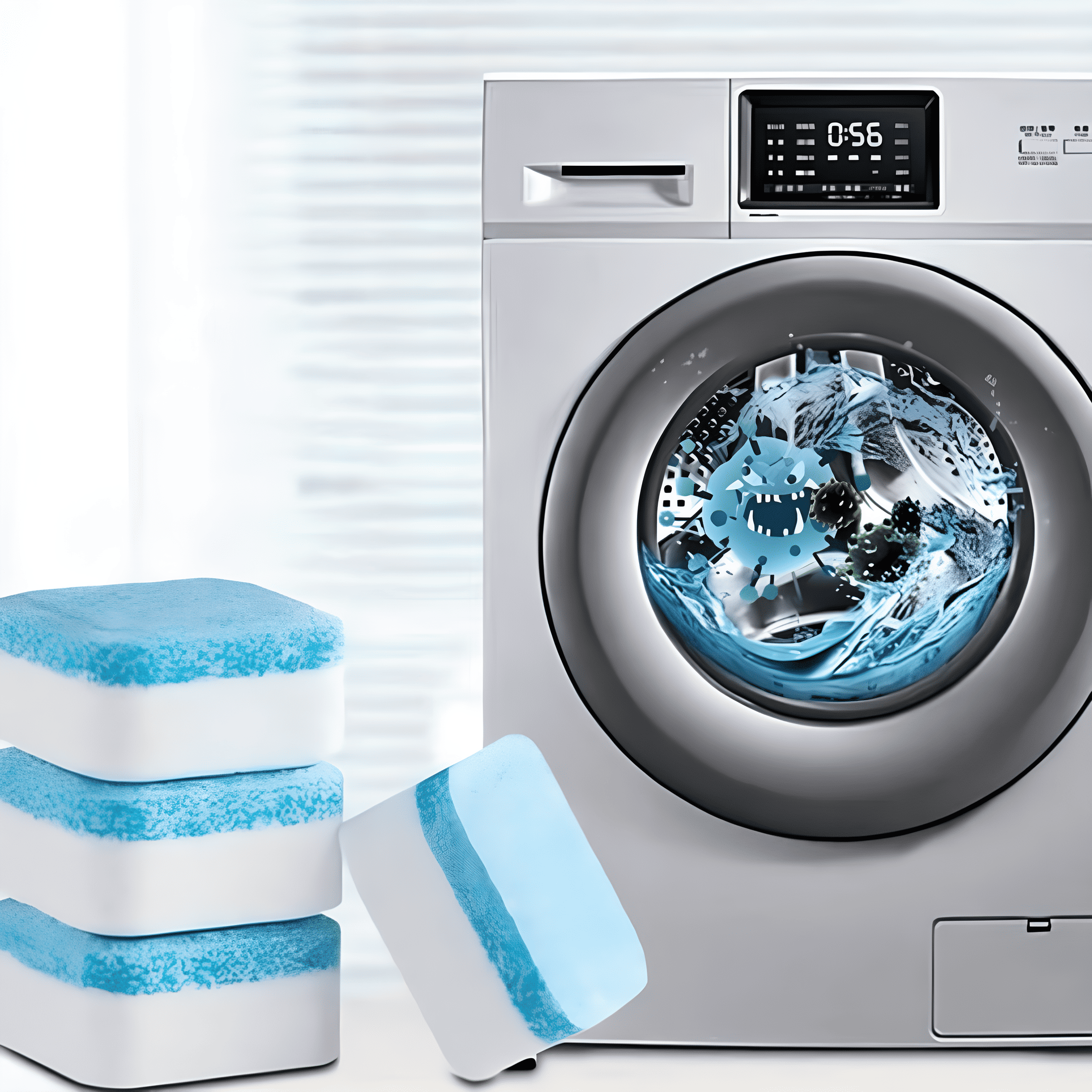Pastilhas de Limpeza e  Higienização para Maquina de Lavar - LavaClean Pro
