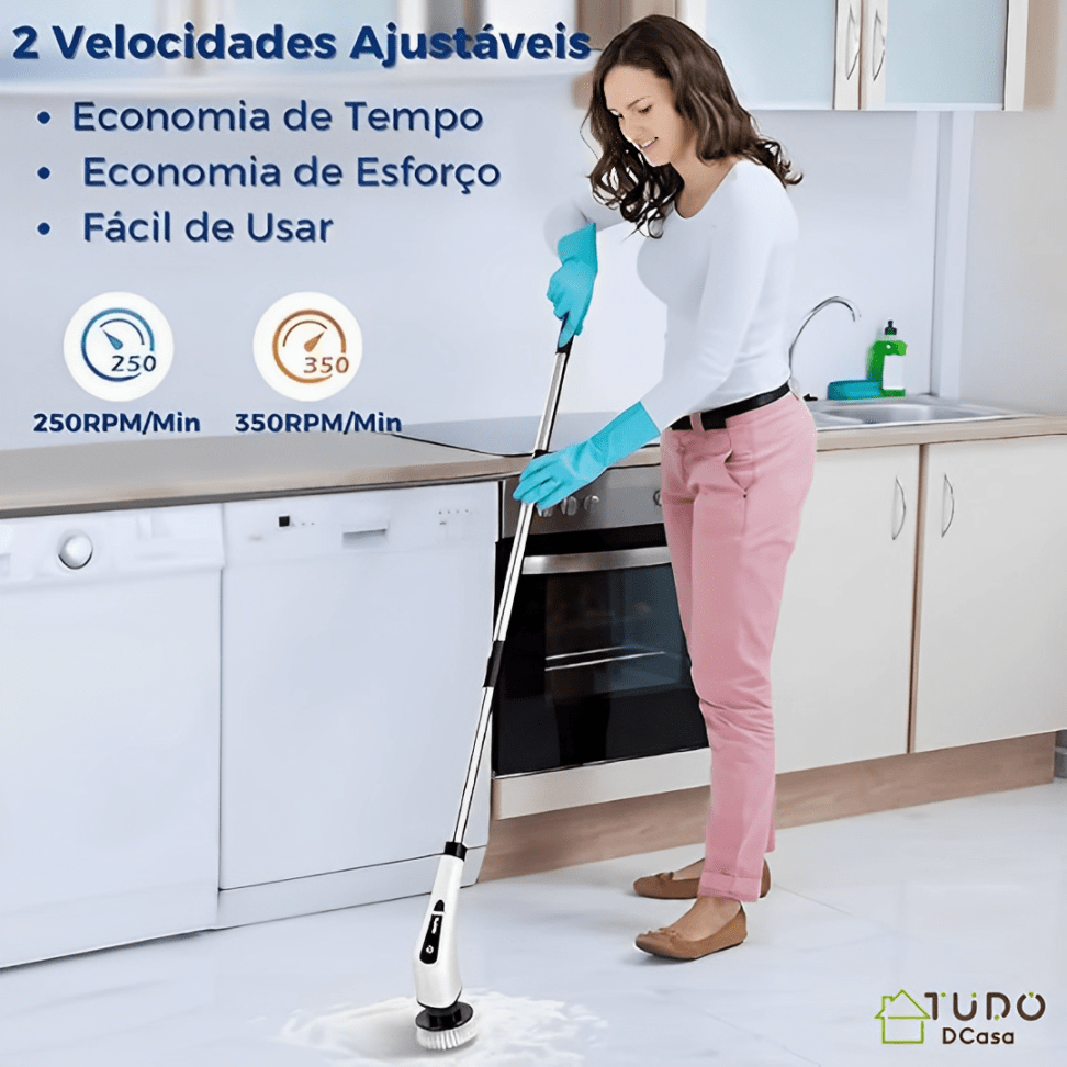 Fast Clean -Escova Elétrica 7 em 1 Para Limpeza Pesada