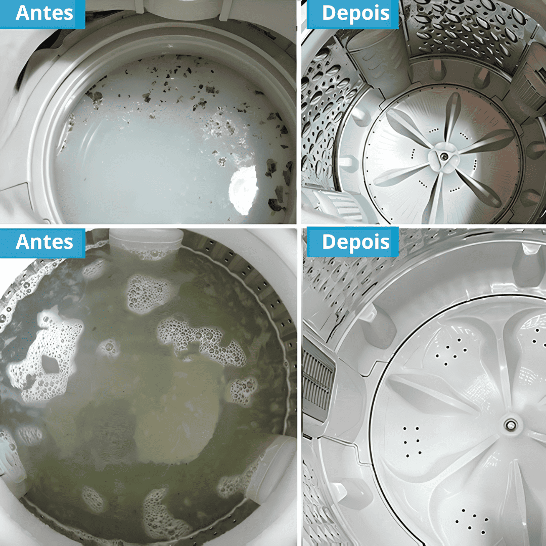 Pastilhas de Limpeza e  Higienização para Maquina de Lavar - LavaClean Pro